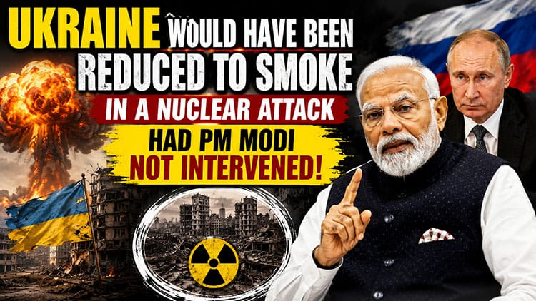 Ukraine would have been reduced to smoke in a nuclear attack had PM Modi not intervened! 3 pm modi role preventing russia ukraine nuclear crisis