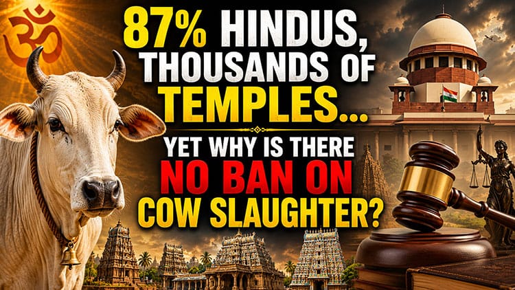 87% Hindus, Thousands of Temples... Yet Why Is There No Ban on Cow Slaughter? 5 tamil nadu cow slaughter debate sanatana dharma